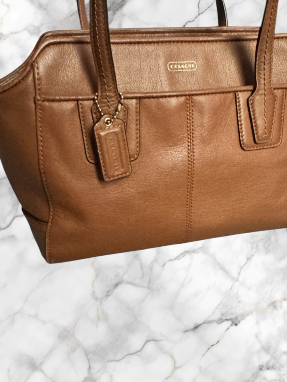 Coach Taylor Bette Mini Tote – Smooth Leather Structured Bag - Picture 3 of 9